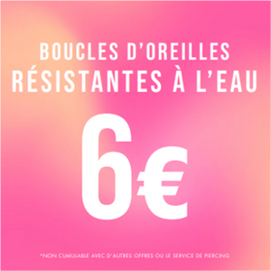 WATERPROOF JEWLLERY €6 - WINDOW DECAL - FRANCE ONLY