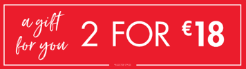 2 FOR 18 - VALUE GIFTING GONDOLA - ENGLISH EURO