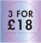 3 FOR 30 WATER RESISTANT - CIRCLE POP - UK