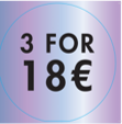 3 FOR 30 - CIRCLE POP - ENGLISH EURO