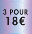 3 FOR 30 - CIRCLE POP - FRENCH EURO