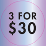 3 FOR 30 -  CIRCLE POP - NEW ZEALAND