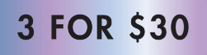3 FOR 30 -  COUNTER STAND - NEW ZEALAND