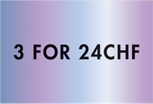ADD ON - 3 FOR 30 - WALLBAY - SWISS ENGLISH
