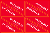 SALE MENU BOARD CORNER STICKER (PIERCMENU003) - POLISH