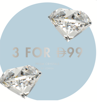 PRISM CRYSTALS - 3 FOR 30 - CIRCLE POP - UAE DIRHAM
