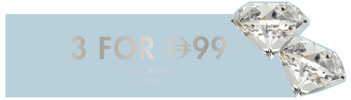 PRISM CRYSTALS - 3 FOR 30 -  GONDOLA - UAE DIRHAM