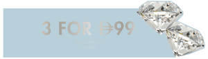 PRISM CRYSTALS - 3 FOR 30 -  GONDOLA - UAE DIRHAM