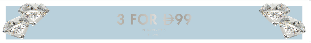 PRISM CRYSTALS - 3 FOR 30 - STRIP - UAE DIRHAM