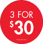 3 FOR 30 CIRCLE POP - AUSTRALIA