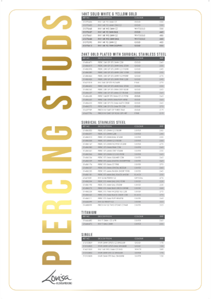 PIERCING INVERNESS PRICE LIST (PIERCMENU003) SEPT 2025 - HONG KONG