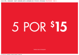 5 FOR 15 - WALLBAY - USA
