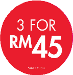 3 FOR 45 CIRCLE POP - MALAYSIA