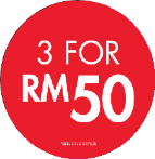 3 FOR 50 CIRCLE POP - MALAYSIA