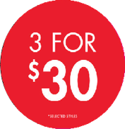 3 FOR 30 CIRCLE POP - NEW ZEALAND