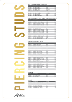 PIERCING INVERNESS PRICE LIST (PIERCMENU003) SEPT 2025 - CHINA