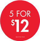 5 FOR 12 CIRCLE POP - USA