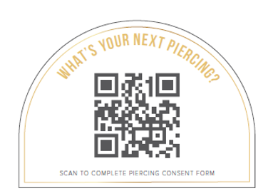 PIERCING CAMPAIGN 2024 - QR CODE STRUT CARD