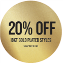 20% OFF 18KT PROMO - WINDOW DECAL