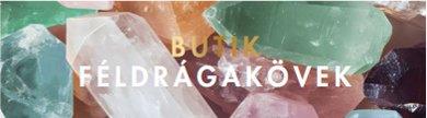 BOUTIQUE SEMI PRECIOUS SIGNAGE (LOVSIGN-345) - GONDOLA - HUNGARIAN