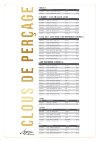 PIERCING STUDEX PRICE LIST (PIERCMENU003) SEPT 2025 - CANADA QUEBEC