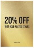 20% OFF 18KT PROMO - A2 ENTRY STAND