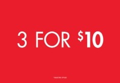 3 FOR 10 WALLBAY - AUSTRALIA