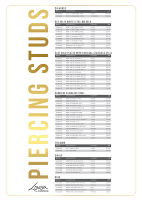 PIERCING INVERNESS PRICE LIST (PIERCMENU003) SEPT 2025 - UK