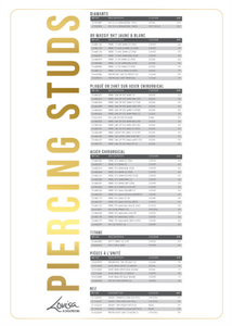 PIERCING INVERNESS PRICE LIST (PIERCMENU003) SEPT 2025 - FRANCE