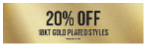 20% OFF 18KT PROMO - GONDOLA