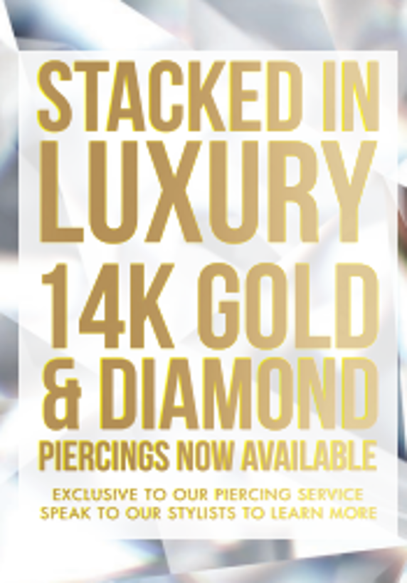 PIERCING STUDIO 14K GOLD & DIAMONDS EXPANSIONS - A2 ENTRY STAND