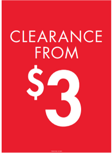 CLEARANCE FROM - DECAL - USA