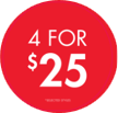 4 FOR 25 CIRCLE POP - SINGAPORE