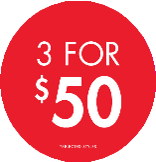 3 FOR 50 CIRCLE POP - HONG KONG