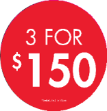 3 FOR 150 CIRCLE POP - HONG KONG