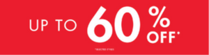 UP TO 60% OFF COUNTER STAND (SELECTED STORES) - SINGAPORE