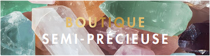 BOUTIQUE SEMI PRECIOUS SIGNAGE (LOVSIGN-345) - GONDOLA - CANADA QUEBEC