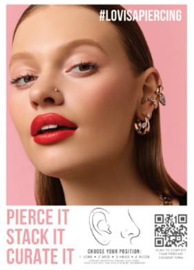 PIERCING CAMPAIGN 2024, 2 - A4 POP - EAR & NOSE - ENGLISH