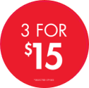 3 FOR 15 CIRCLE POP - USA