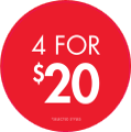 4 FOR 20 CIRCLE POP - USA