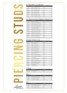 PIERCING INVERNESS PRICE LIST (PIERCMENU003) SEPT 2025 - NAMBIA