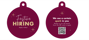 FESTIVE RECRUITMENT 2025 - DROP CARD - ENGLISH