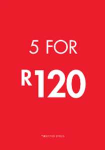 5 FOR 120 A2 ENTRY STAND - SOUTH AFRICA