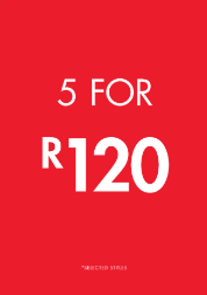 5 FOR 120 A2 ENTRY STAND - SOUTH AFRICA