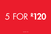 5 FOR 120 WALLBAY - SOUTH AFRICA