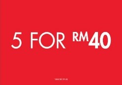 5 FOR 40 WALLBAY - MALAYSIA