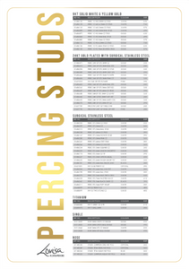 PIERCING INVERNESS PRICE LIST (PIERCMENU003) SEPT 2025 - BOTSWANA