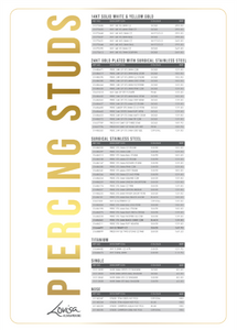 PIERCING INVERNESS PRICE LIST (PIERCMENU003) SEPT 2025 - MALAYSIA
