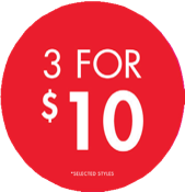 3 FOR 10 CIRCLE POP - AUSTRALIA