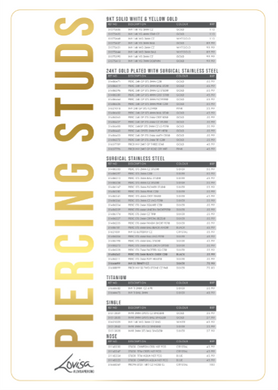 PIERCING INVERNESS PRICE LIST (PIERCMENU003) SEPT 2025 - SINGAPORE